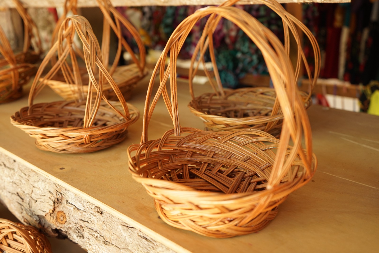 Wadah Basket Rotan Anyaman